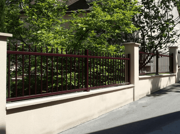 Clôture ajourée en aluminium Cetal