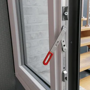 Crémone semi-fixe pour fenêtre hybride Alu/PVC