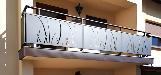 Garde-corps à remplissage