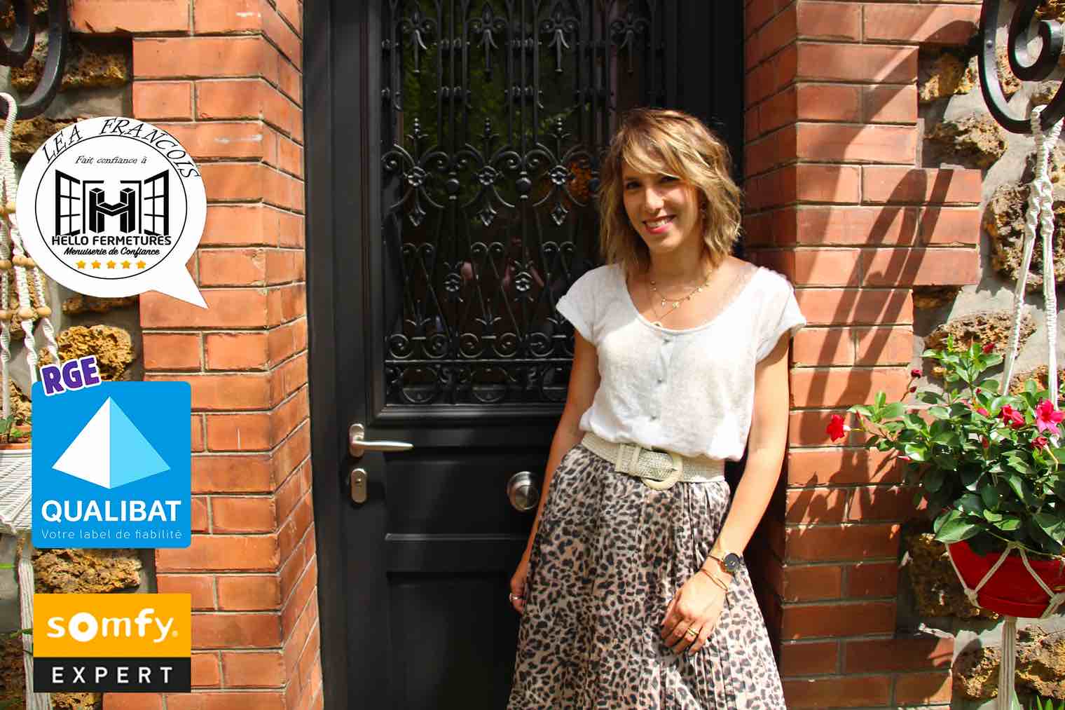 Léa François, cliente Hello Fermetures Oise