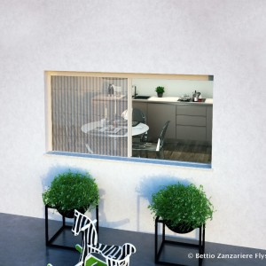 Moustiquaire plissé