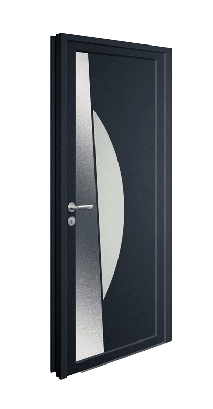 Porte d'entrée en aluminium