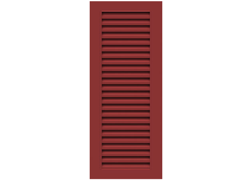 Volets battants persiennes