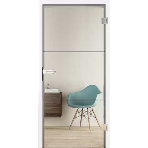 Grooveglas 31 Black – porte intérieure Hörmann