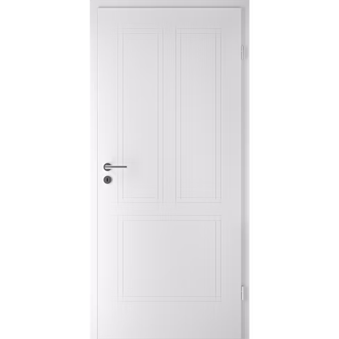 Groove 103 Traffic White – porte intérieure Hörmann