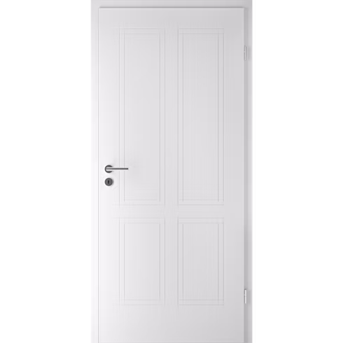 Groove 104 Traffic White – porte intérieure Hörmann