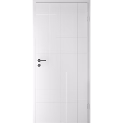 Groove 95 Traffic White – porte intérieure Hörmann