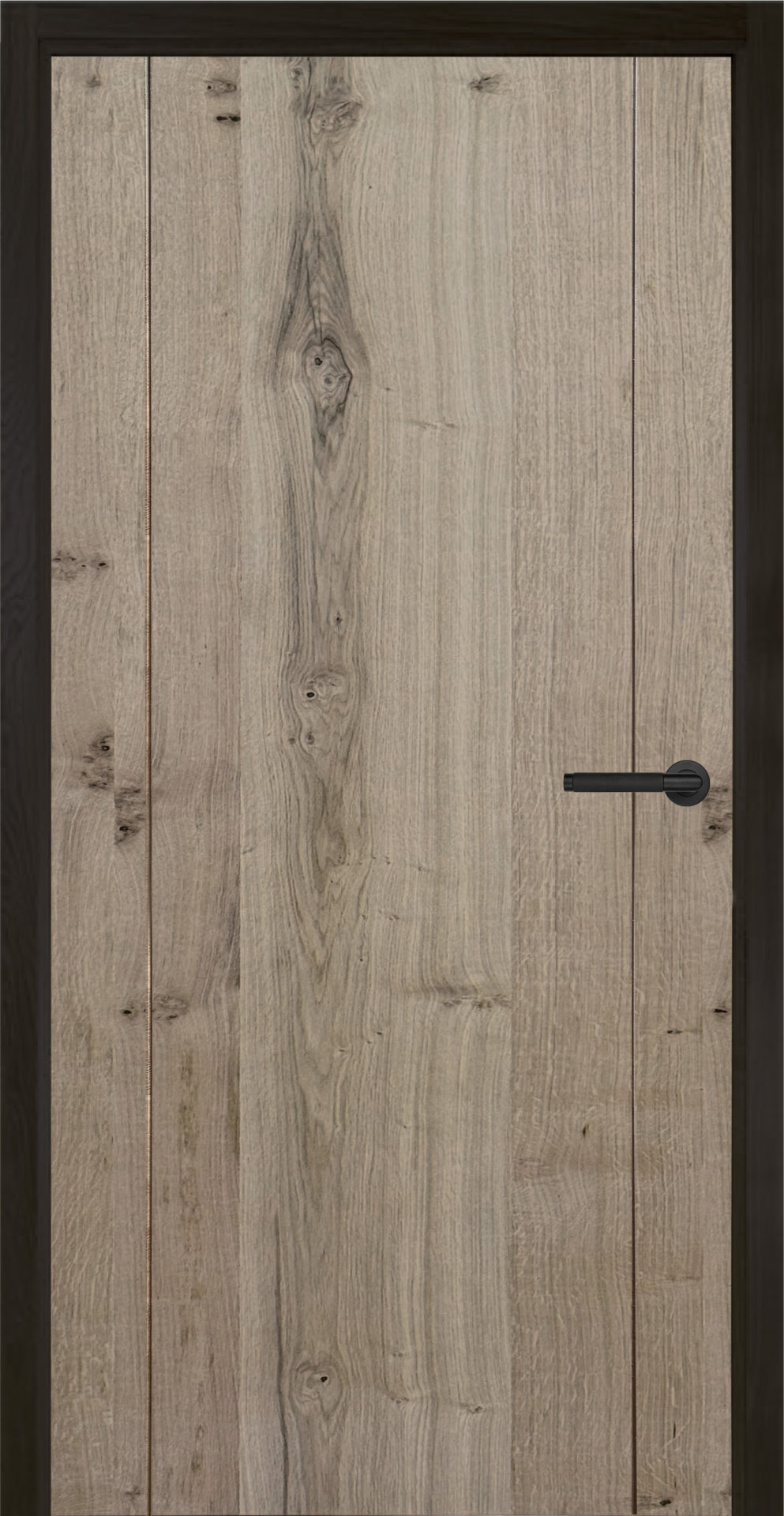 LM81 Chene Incolore Huisserie Noire – porte intérieure Lemoine